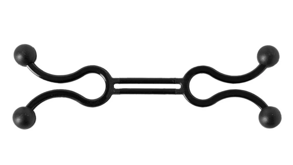 Tether Tools JerkStopper In-Line Cable Support (4 Pack) - 2cm, Black