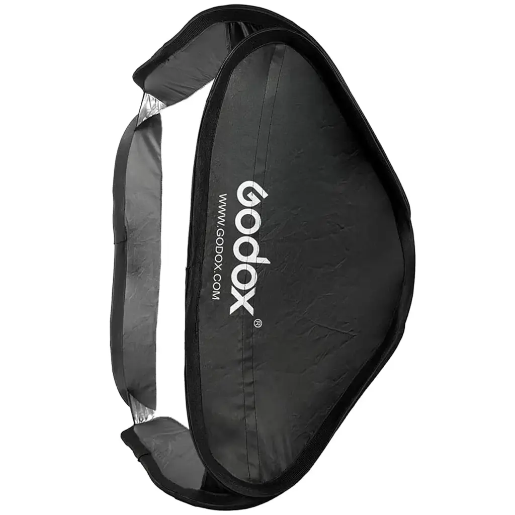 Godox 40x40cm Softbox Bag Kit for Camera Studio Flash fit Bowens Elinchrom Mount