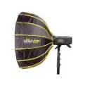 Jenie Beautybox Softbox with Grid 85CM / Bowens/Silver/Lightweight, Portable, Quick Set-up and Folding, Comes with Carry Bag – Compatible with Aputure,...