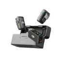 DJI MIC 2 (2 TX + 1 RX + Charging Case), All-in-One Wireless Microphones, Intelligent Noise Cancelling, 32-Bit Float Internal Recording, 250M (820 Ft.)...