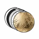 Jenie Reflex 42 Inch (107cm) Collapsible Light Weight with Carrying case, 5 in 1 Round Reflector with Handle for Daylight/Studio Lighting -Translucent,...