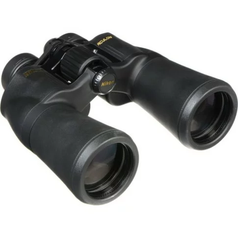 Nikon Aculon A211 Binoculars Black 12×50 with Carrying Case, Neck Strap, Ocular Rainguard & Lens Cap