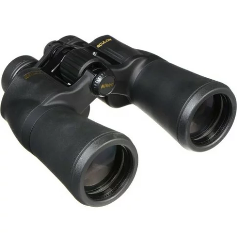 Nikon Aculon A211 Binoculars 16×50 Black with Carrying Case, Neck Strap, Ocular Rainguard & Lens Cap