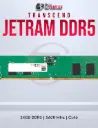 Transcend JM5600ALE-24G 24GB JM DDR5 5600 U-DIMM 1Rx8 3Gx8 CL46 1.1V