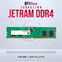 Transcend JM3200HLH-4G 4GB JM DDR4 3200 U-DIMM 1Rx8 512Mx8 CL22 1.2V