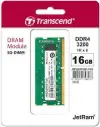 Transcend JM3200HLE-16G 16GB JM DDR4 3200 U-DIMM 1Rx8 2Gx8 CL22 1.2V
