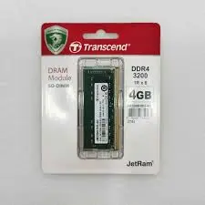 Transcend JM3200HSD-4G 4GB JM DDR4 3200 SO-DIMM 1Rx16 512Mx16 CL22 1.2V