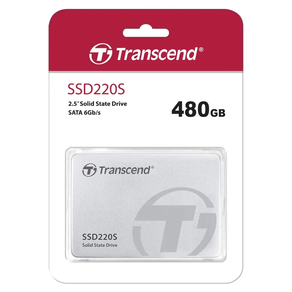 Transcend TS480GSSD220S 480GB, 2.5" SSD, SATA3, 3D NAND