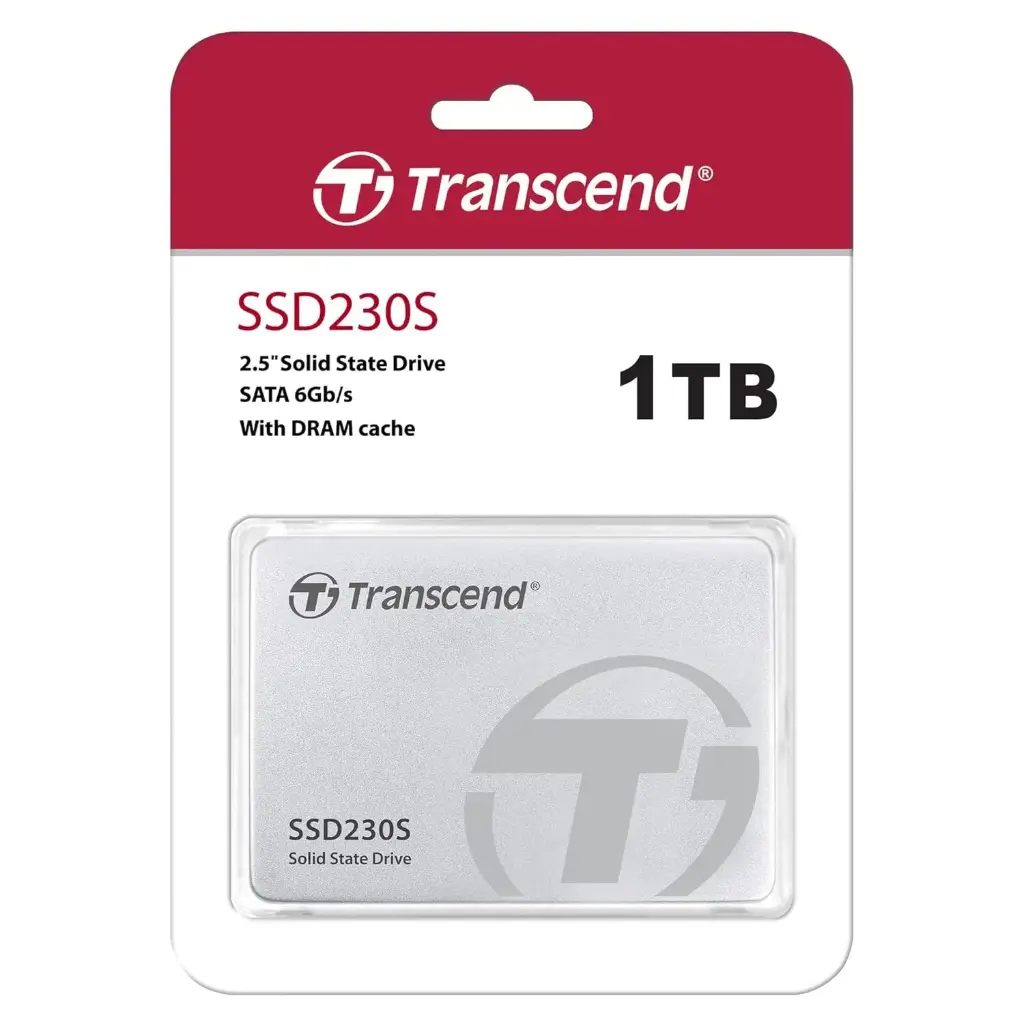 Transcend TS1TSSD230S 1TB, 2.5" SSD, SATA3, 3D TLC