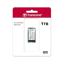 Transcend TS1TMTE400S 1TB, M.2 2242,PCIe Gen3x4, NVMe, 3D TLC, DRAM-less