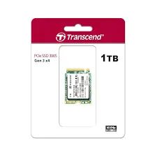 Transcend TS1TMTE300S 1TB, M.2 2230,PCIe Gen3x4, NVMe, 3D TLC, DRAM-less