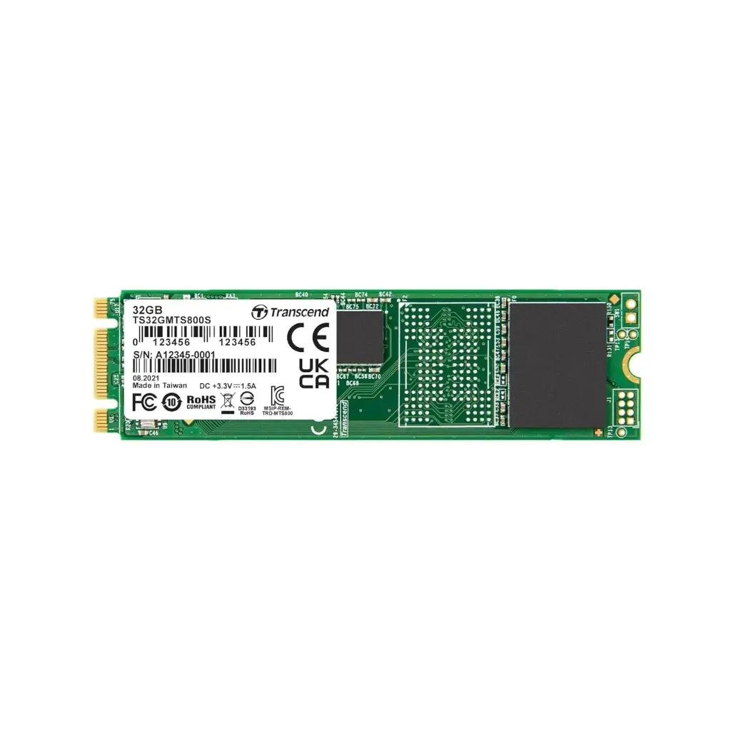 Transcend TS32GMTS800S 32GB, M.2 2280 SSD, SATA3 B+M Key, MLC