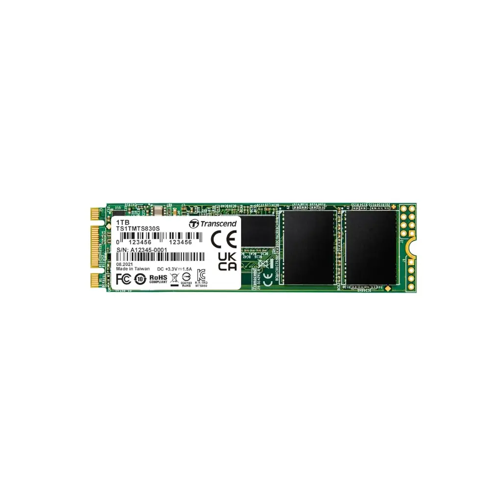 Transcend TS1TMTS830S 1TB, M.2 2280 SSD, SATA3 B+M Key, TLC
