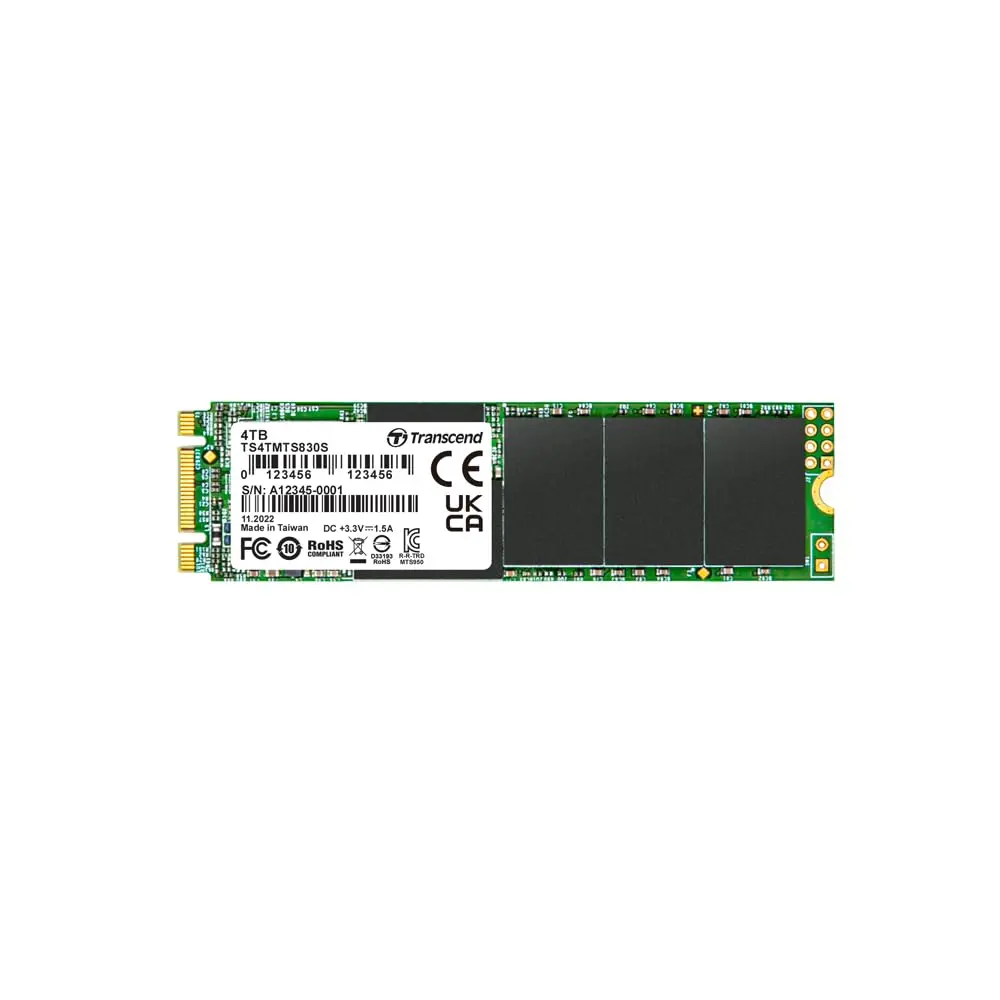 Transcend TS4TMTS830S 4TB, M.2 2280 SSD, SATA3 B+M Key, TLC