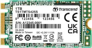 Transcend TS1TMTS425S 1TB, M.2 2242 SSD, SATA3 B+M Key, TLC