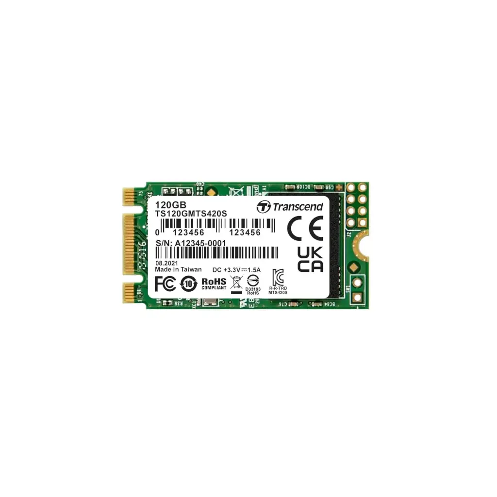 Transcend TS120GMTS420S 120GB, M.2 2242 SSD, SATA3 B+M Key, TLC