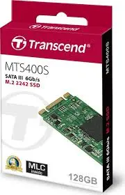 Transcend TS128GMTS400S 128GB, M.2 2242 SSD, SATA3 B+M Key, MLC
