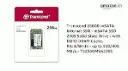Transcend TS256GMSA370S 256GB, mSATA SSD, SATA3, MLC