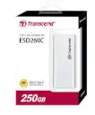 Transcend TS250GESD260C 250GB, Portable SSD, USB 10Gbps, USB Type A & Type C, Up to 520MB/s, 33g only