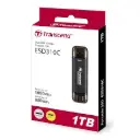 Transcend TS1TESD310S 1TB, Portable SSD, USB 10Gbps, USB Type A & C, Up to 1,050MB/s, cable-less, silver