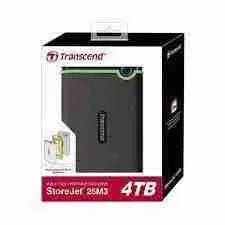 Transcend TS4TSJ25M3S 4TB, 2.5" External HDD, StoreJet M3, Iron Gray