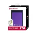 Transcend TS2TSJ25H3P 2TB, 2.5" External HDD, StoreJet H3, Purple, Anti-shock