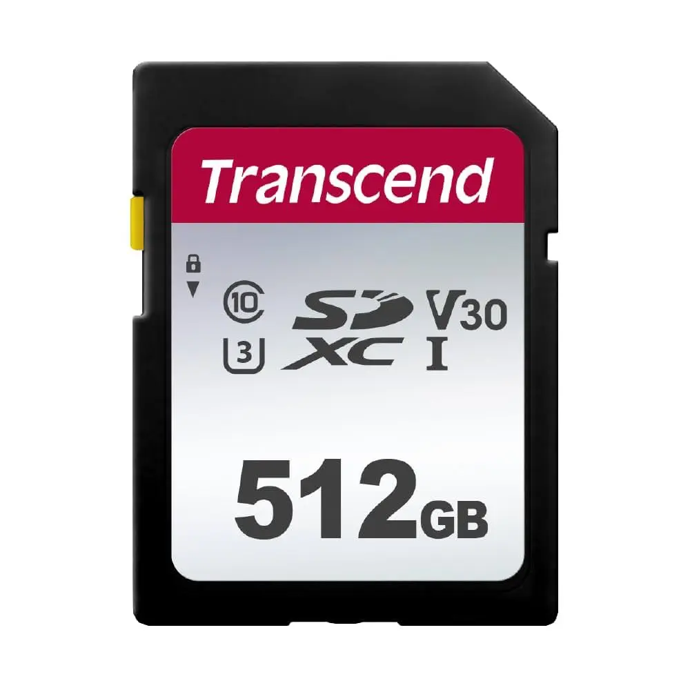Transcend TS512GSDC300S 512GB SD Card UHS-I U3