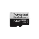 Transcend TS64GUSD350V 64GB microSD w/ adapter U1, High Endurance