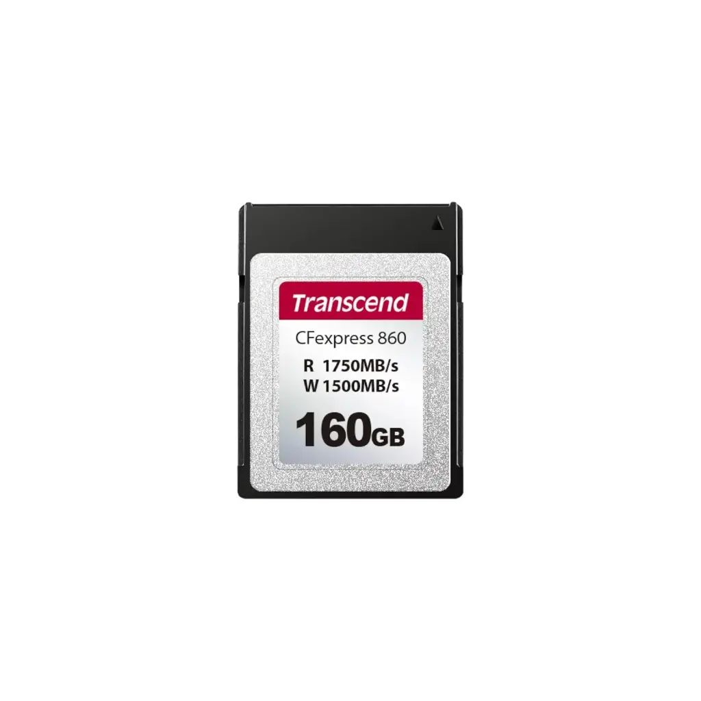 Transcend TS160GCFE860 160GB, CFExpress Card Gen3x2, SLC mode, 8K Recording Support