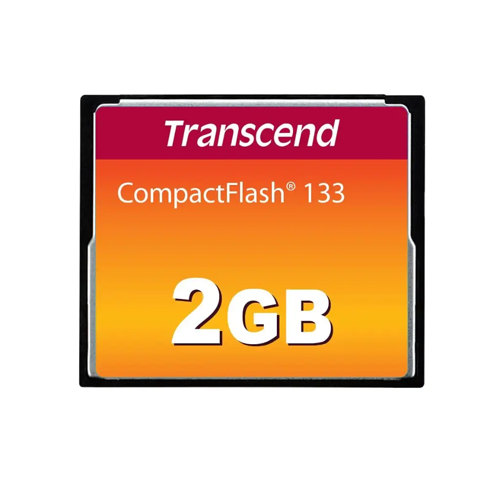 Transcend TS2GCF133 2GB, CF Card, MLC, 133X