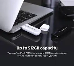 Transcend TS128GJF730 128GB, USB3.1, Pen Drive, Classic, White