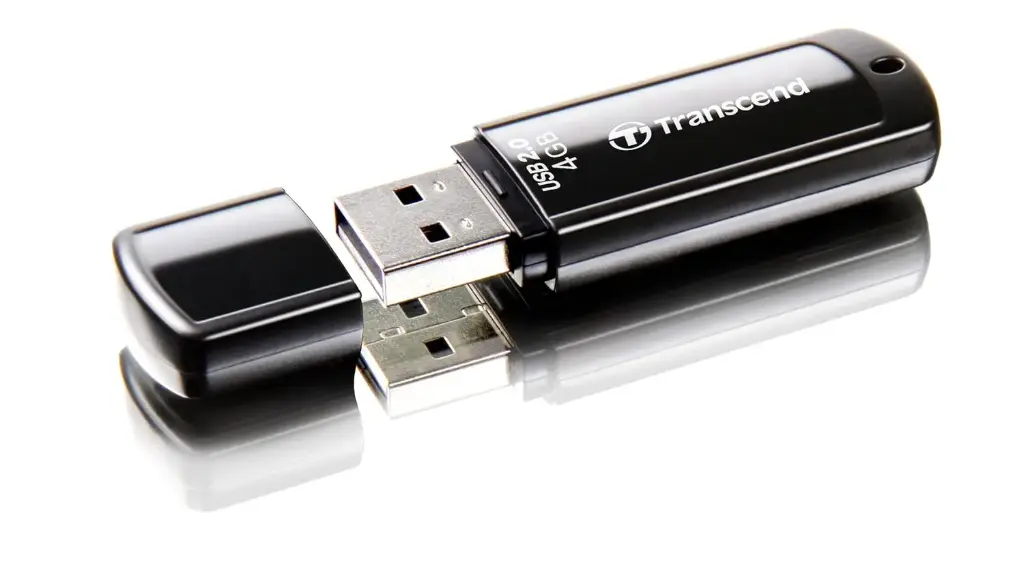 Transcend TS4GJF350 4GB, USB2.0, Pen Drive, Classic, Black