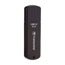 Transcend TS8GJF350 8GB, USB2.0, Pen Drive, Classic, Black