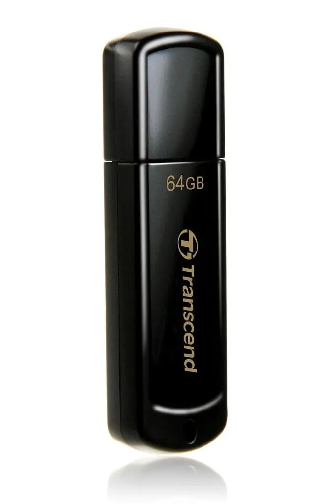 Transcend TS64GJF350 64GB, USB2.0, Pen Drive, Classic, Black