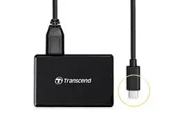 Transcend TS-RDC8K2 USB3.1 Gen1 All-in-1 Multi Card Reader,Type C