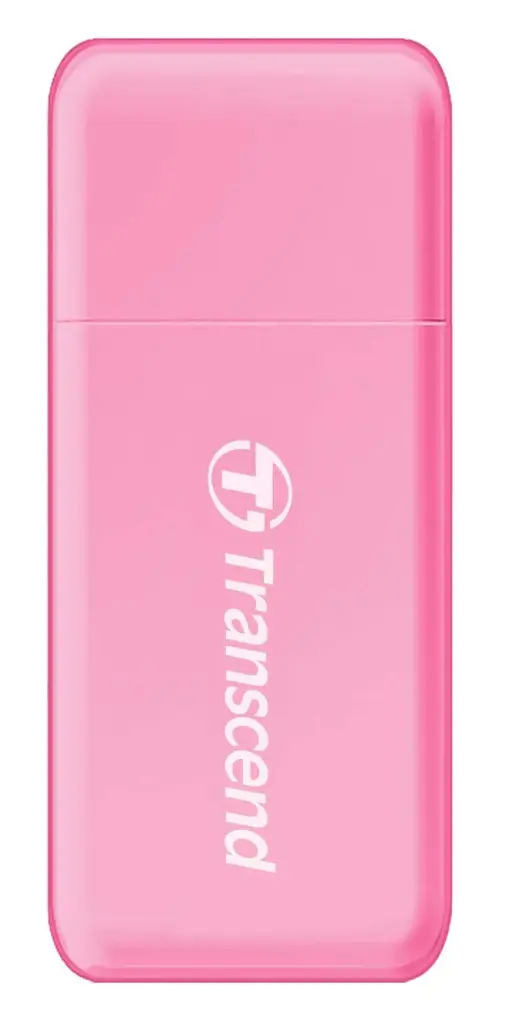 Transcend TS-RDF5R SD/microSD Card Reader, USB 3.0/3.1 Gen 1, Pink