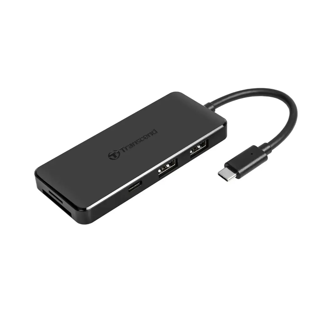 Transcend TS-HUB5C All in one  3-Port Hub,1-Port PD,SD/MicroSD Reader, USB 3.1 Gen 2,Type C