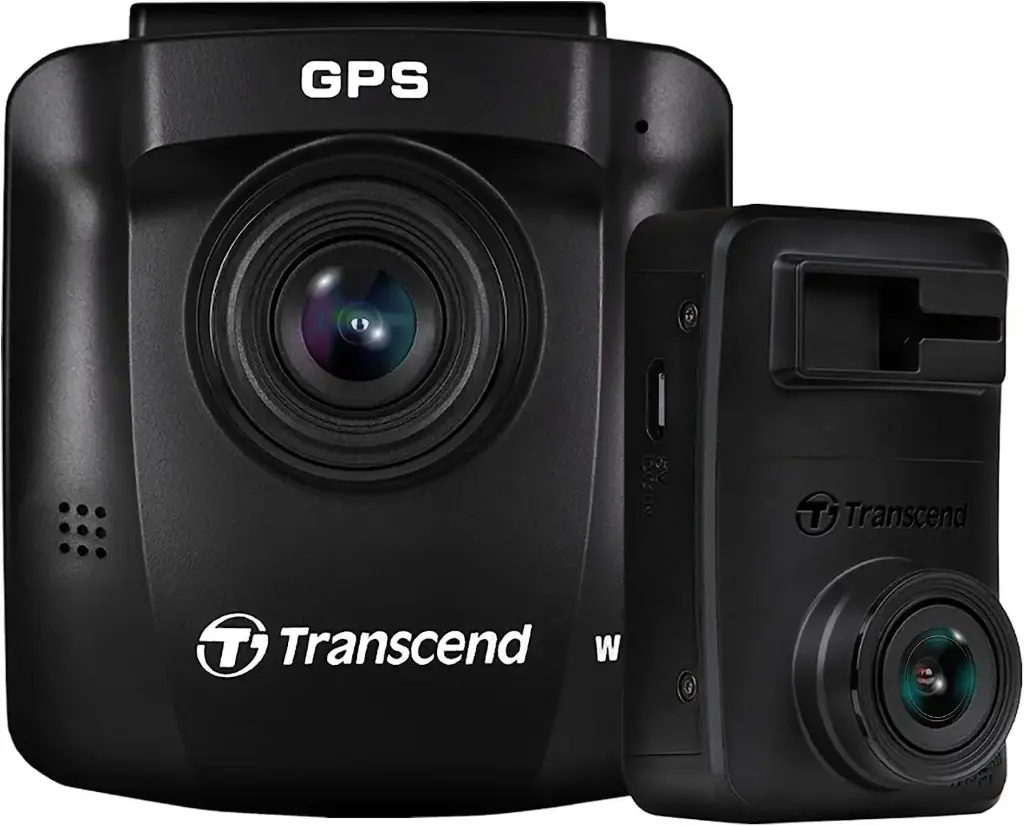 Transcend TS-DP620A-32G 32GX2, Dual Camera Dashcam, Dual 1440P, GPS