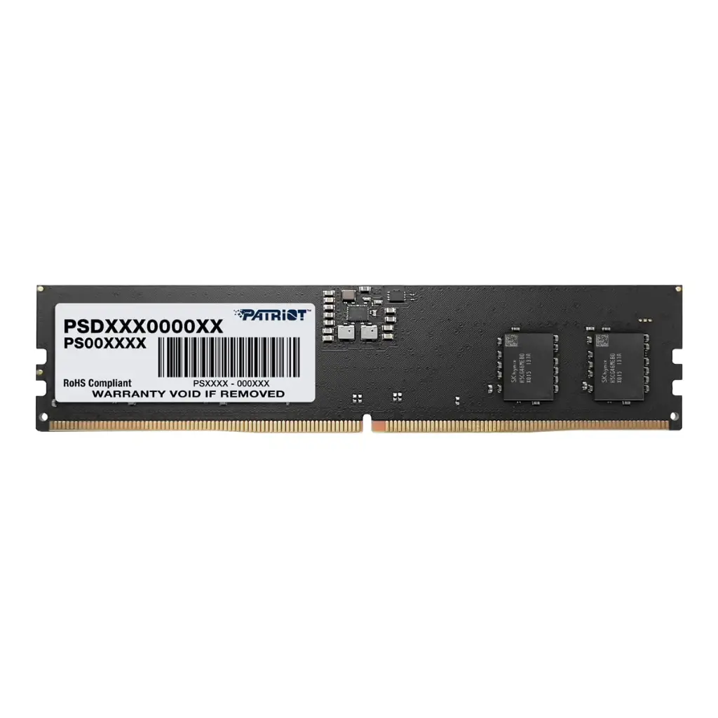 Patriot Memory Signature DDR5 RAM 32GB (1X32GB) 4800MHz CL40 UDIMM Desktop Memory Module PSD532G48002