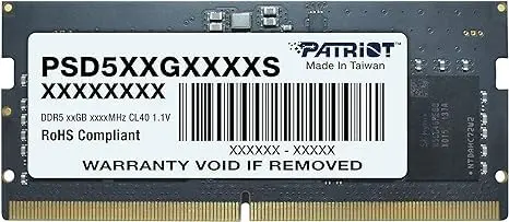 Patriot Signature Line_DDR5-5600 SODIMM 32GBx1 PSD532G56002SG