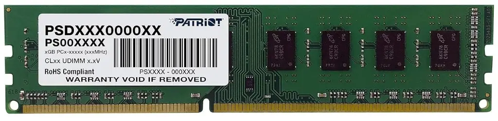 Patriot Signature Line_DDR3-1600 UDIMM 4GBx1 PSD34G16002
