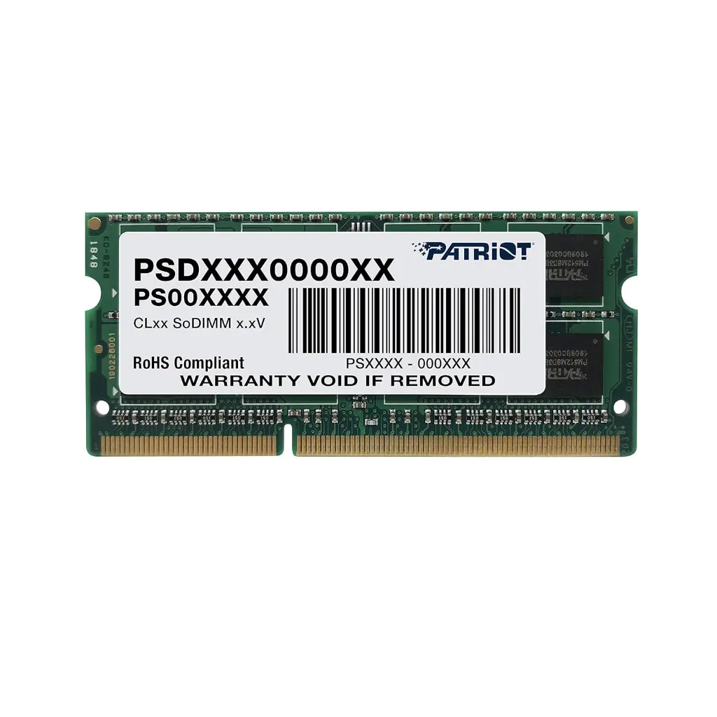 Patriot Signature Line_DDR3-1600 SODIMM 4GBx1 PSD34G1600L2S