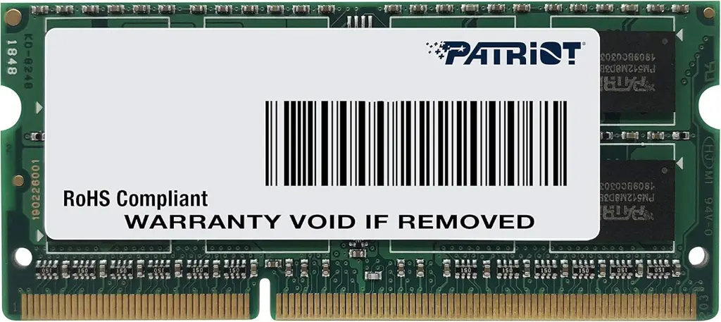Patriot Signature Line_DDR3-1600 SODIMM 8GBx1 PSD38G16002S
