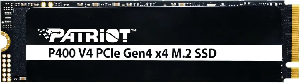 Patriot 500GB P400 V4 PCIe Gen4 x4 (NVMe 2.0) M.2 2280 SSD P400VP500GM28H