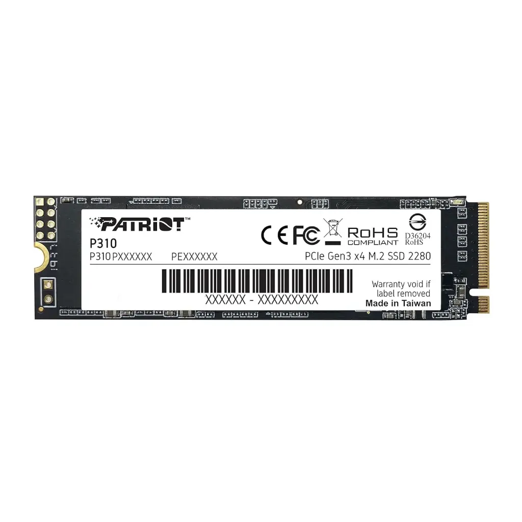 Patriot 960GB P310 PCIe Gen3 x4 (NVMe 1.3) M.2 2280 SSD P310P960GM28