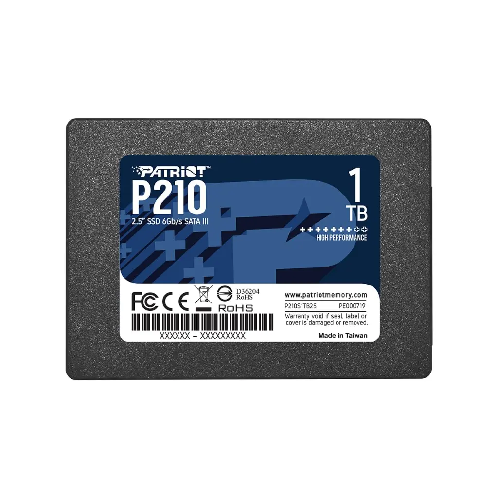Patriot 1TB P210 SATA III Internal 7mm SSD P210S1TB25