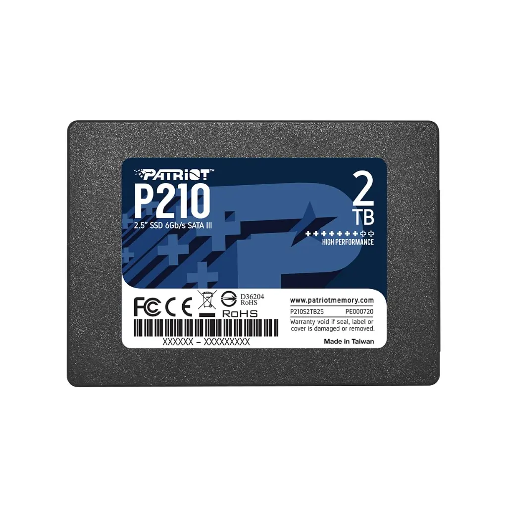 Patriot 2TB P210 SATA III Internal 7mm SSD P210S2TB25