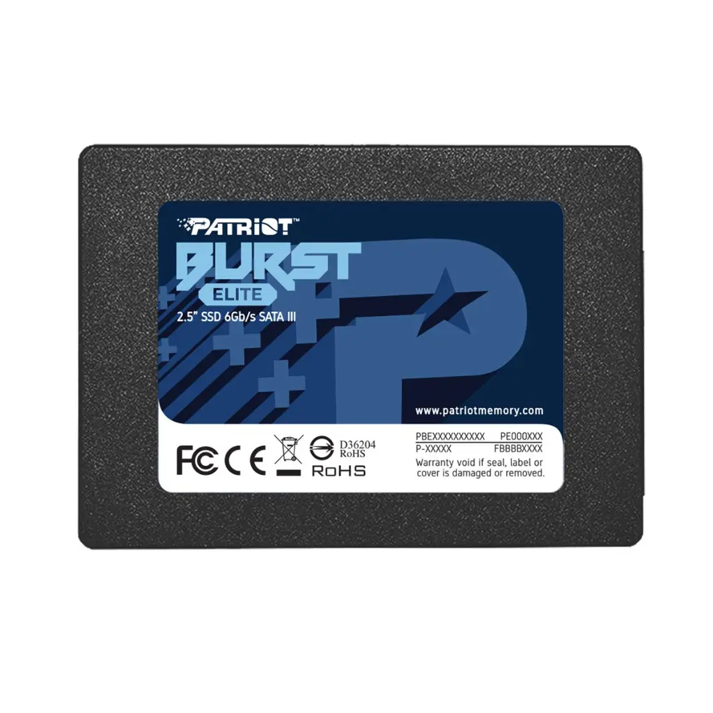Patriot 120GB BURST ELITE SATA III Internal 7mm SSD PBE120GS25SSDR