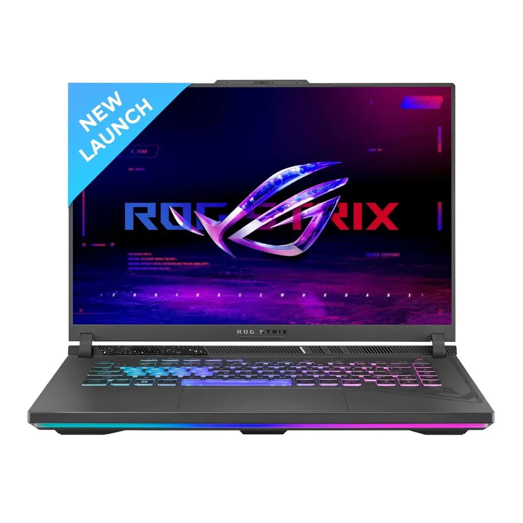 ASUS ROG Strix G16 13th Gen, Intel Core i7-13650HX Gaming Laptop(NVIDIA RTX 4050-6GB/140W RGP/16GB RAM/1TB SSD/FHD+/16"/165Hz/RGB KB/90WHr/Windows 11/Office 2021/Eclipse Gray/2.50 Kg) G614JU-N3200WS