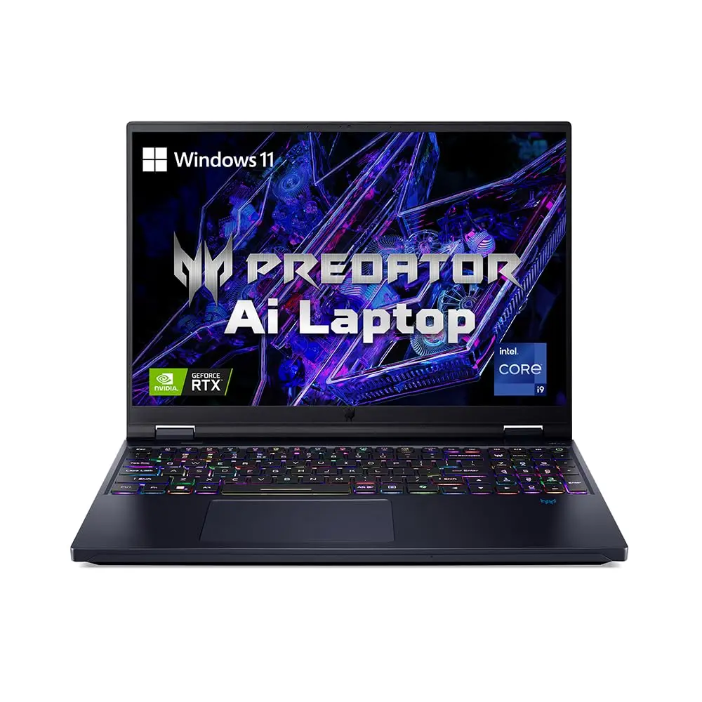 Acer Predator Helios 16 Gaming Laptop 14th Gen Intel Core i9 Processor (Windows 11 Home/16 GB/1 TB SSD/NVIDIA GeForce RTX 4070) PH16-72 with 40.64 cm (16") WQXGA Display
